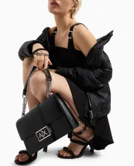 Armani Exchange Borsa a tracolla Nero
