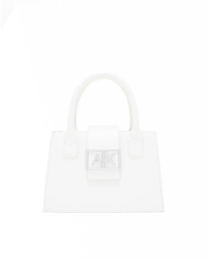 Armani Exchange Borsa a mano piccola Bianco