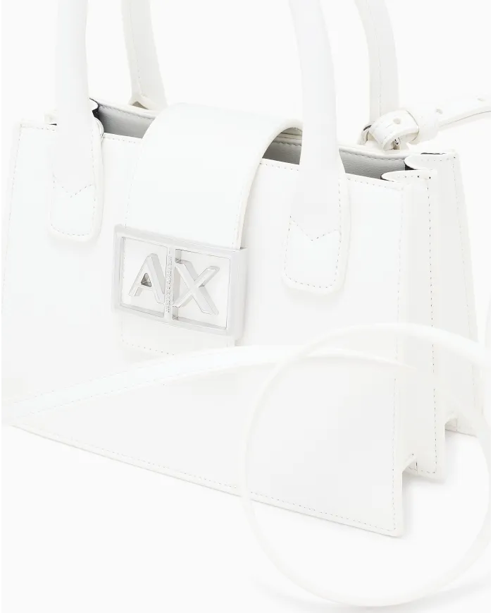Armani Exchange Borsa a mano piccola Bianco