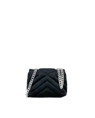 Armani Exchange Borsa piccola velluto Nero