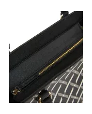 Armani Exchange Borsa grande logata Nero