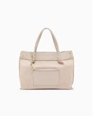 Armani Exchange Borsa a mano grande Sabbia