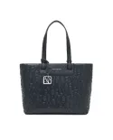 Armani Exchange Shopping bag logata Nero
