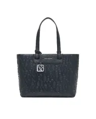 Armani Exchange Shopping bag logata Nero