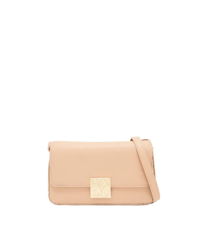 Armani Exchange Borsa bandoliera piccola Cipria