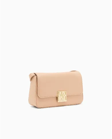 Armani Exchange Borsa bandoliera piccola Cipria