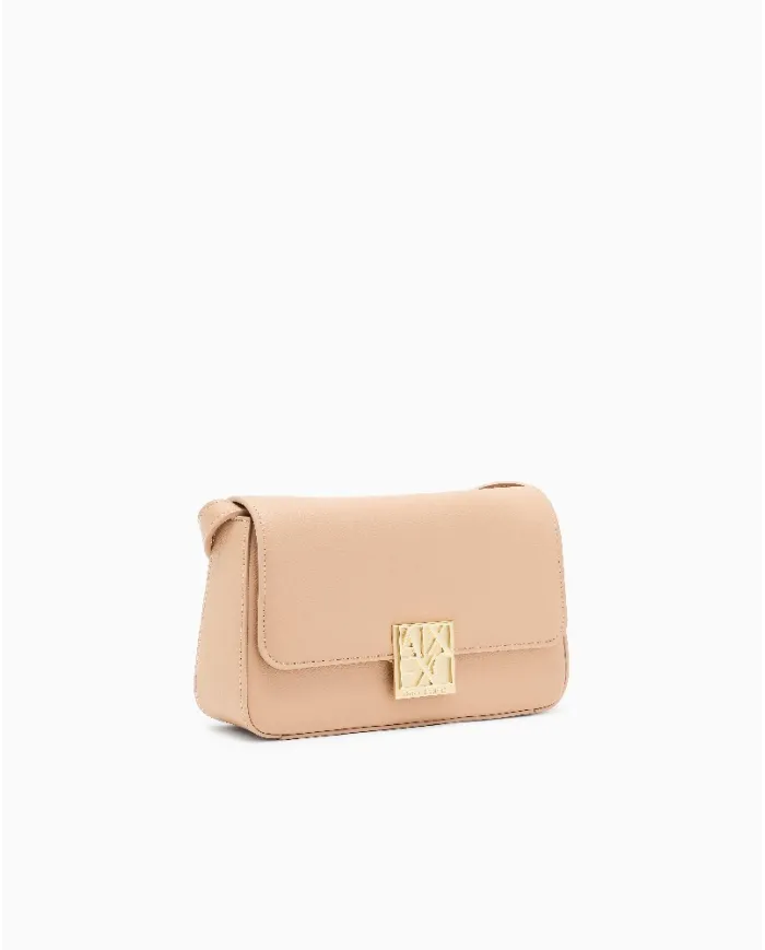 Armani Exchange Borsa bandoliera piccola Cipria