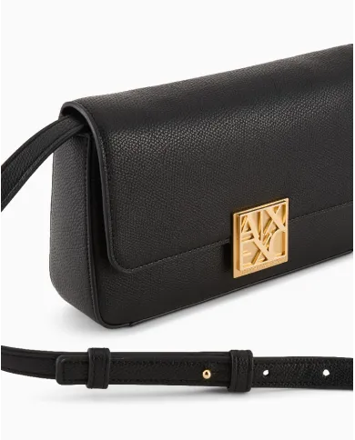 Armani Exchange Borsa bandoliera piccola Nero