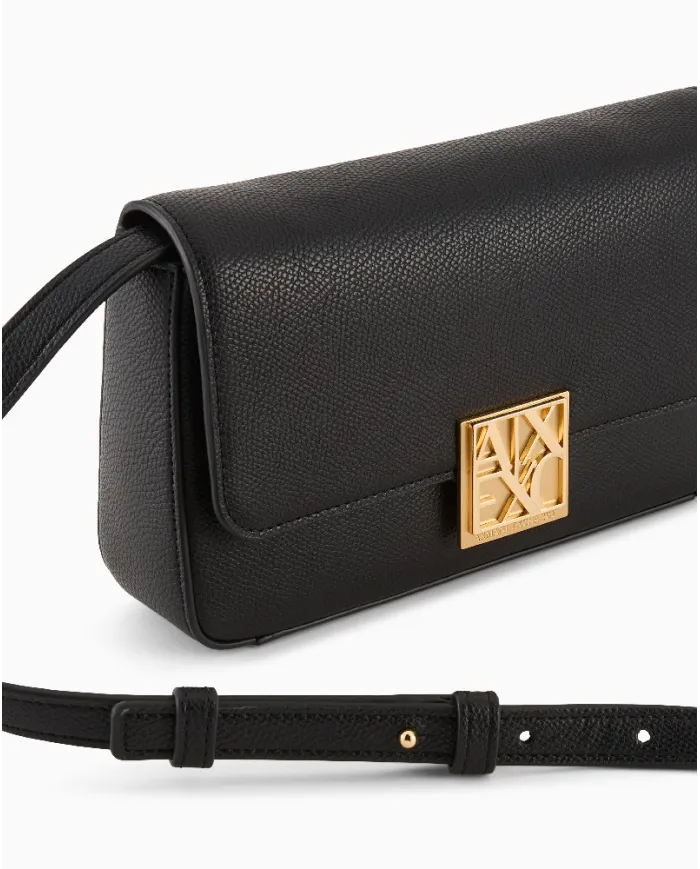 Armani Exchange Borsa bandoliera piccola Nero