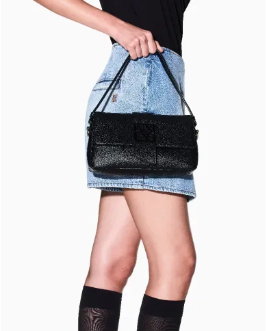 Armani Exchange Borsa piccola tracolla Nero
