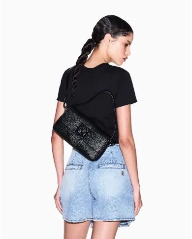 Armani Exchange Borsa piccola tracolla Nero