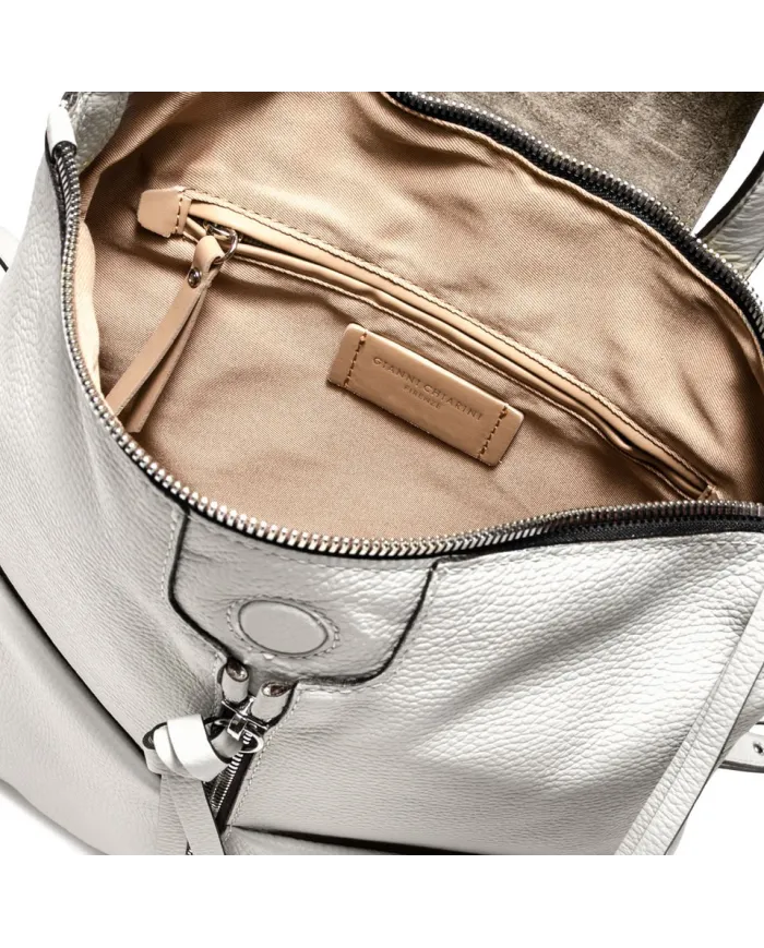 Gianni Chiarini Zaino in pelle Giada Avorio