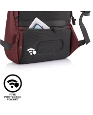 XD Design Zaino antifurto Bobby Soft Rosso