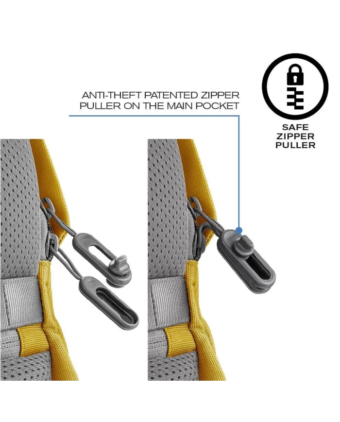 XD Design Zaino antifurto Bobby Soft Giallo