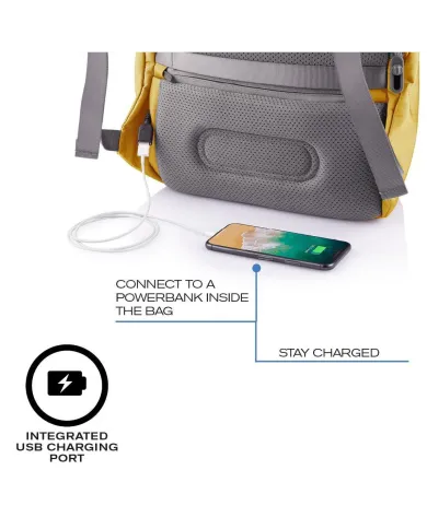 XD Design Zaino antifurto Bobby Soft Giallo