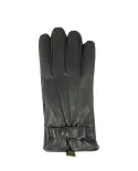 RAGUSO Guanti da uomo in pelle Nero
