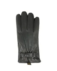 RAGUSO Guanti da uomo in pelle Nero