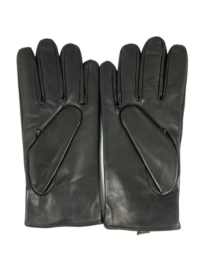 RAGUSO Guanti da uomo in pelle Nero