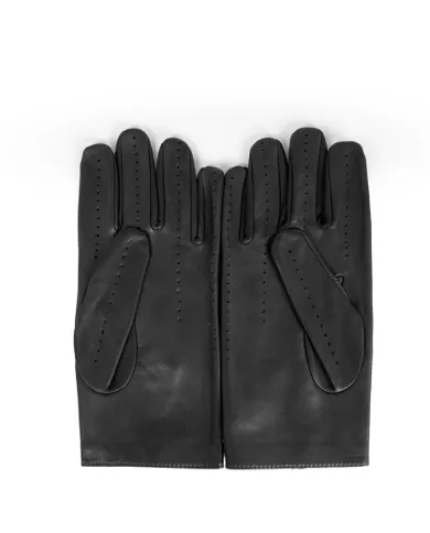 RAGUSO Guanti da guida in pelle Nero