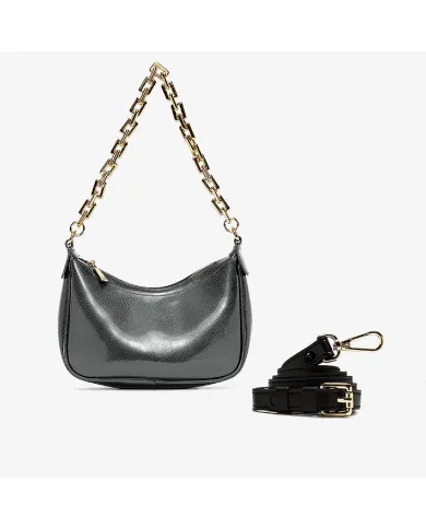 Gum Design Borsa con catena Grigio