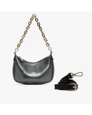 Gum Design Borsa con catena Grigio