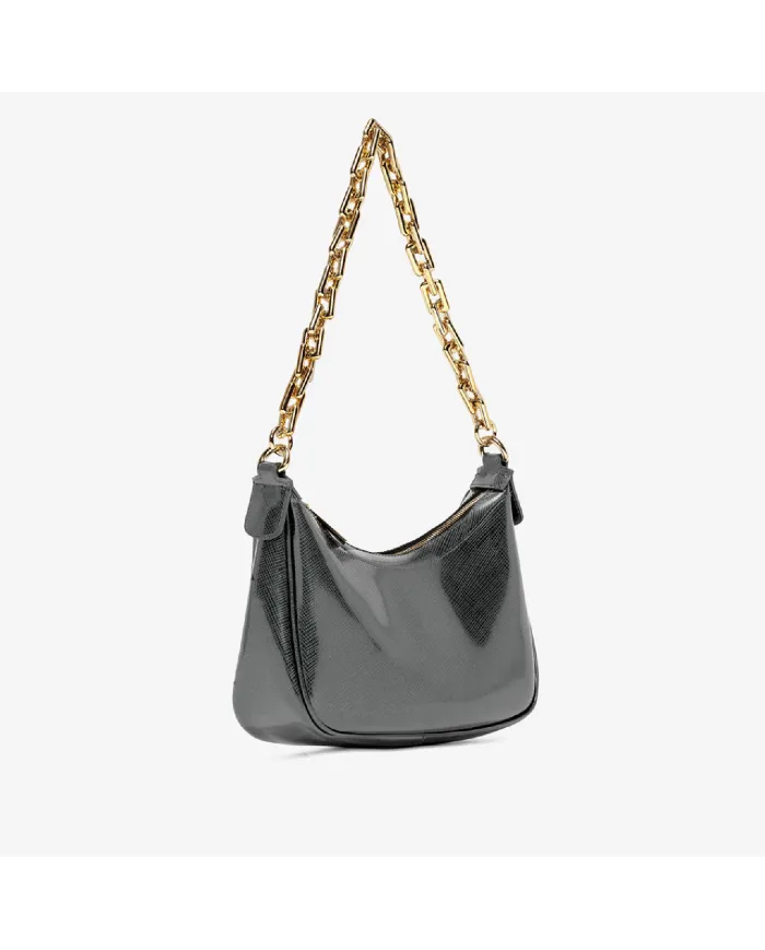 Gum Design Borsa con catena Grigio