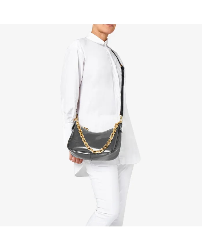 Gum Design Borsa con catena Grigio