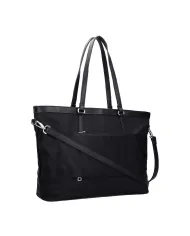 Roncato Borsa shopper in tessuto Solaris Nero