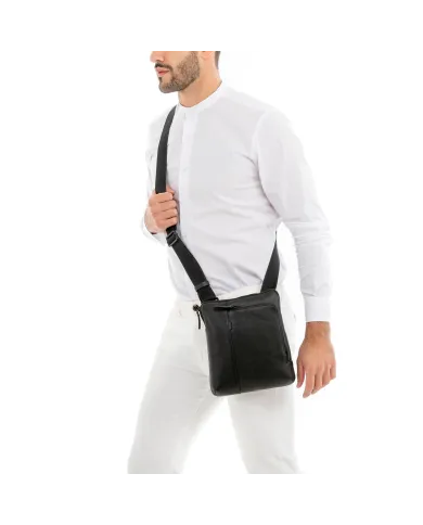 Gianni Conti Borsa uomo pelle Nero