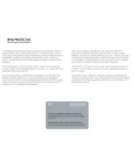 Piquadro Porta carte di credito in pelle "Blue square"