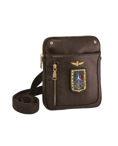 Aeronautica Militare Borsa piccola per uomo Pilot Testa moro Aeronautica Militare Borsa piccola per uomo Pilot Testa moro