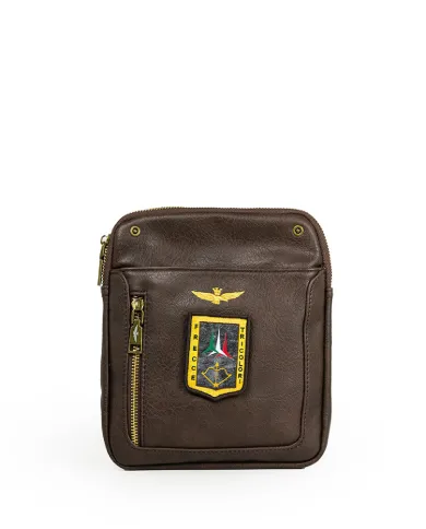 Aeronautica Militare Borsa piccola per uomo Pilot Testa moro Aeronautica Militare Borsa piccola per uomo Pilot Testa moro