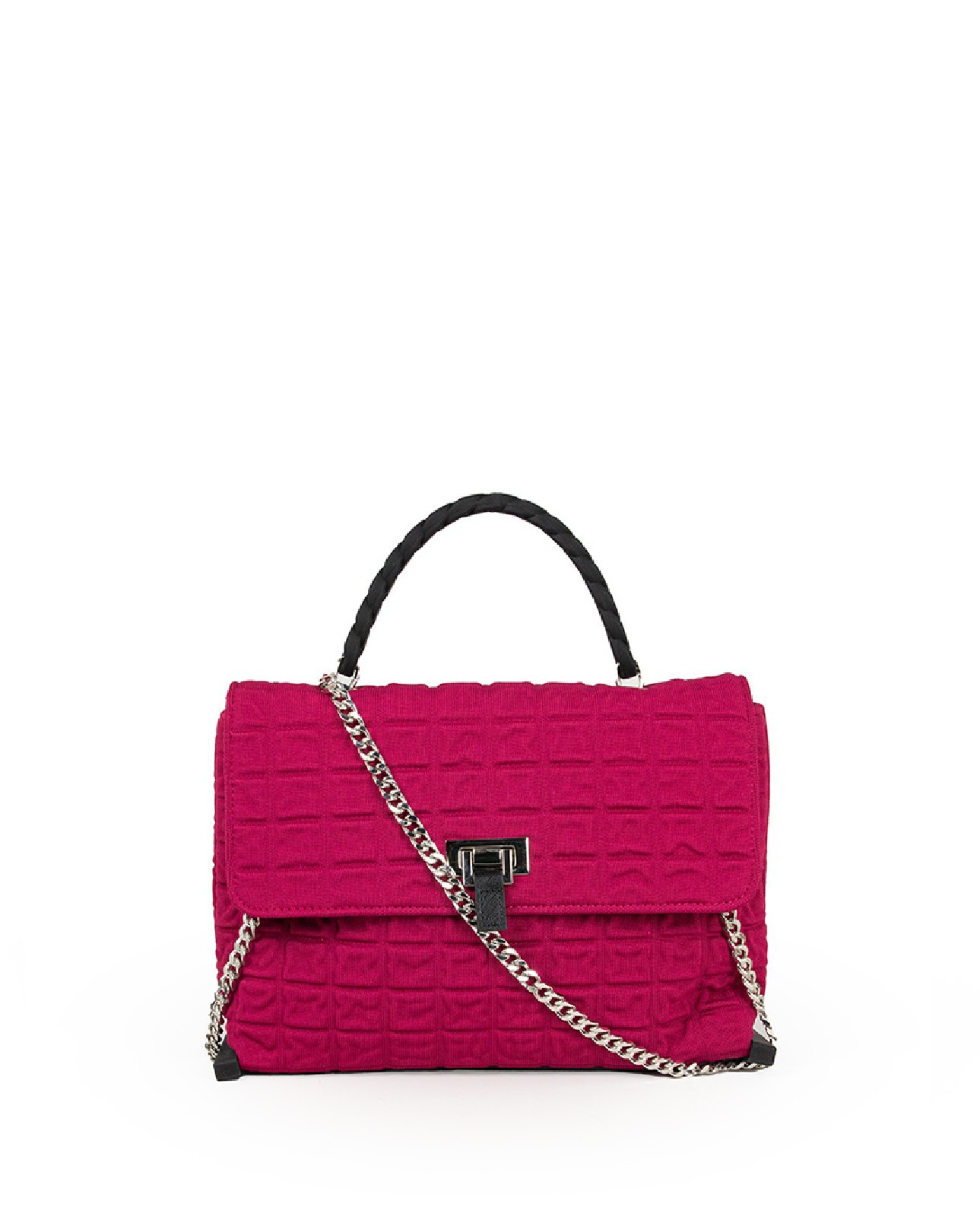 FRI-YAY Borsa bandoliera trapuntata Bea Rosso - Foto 2 di 5