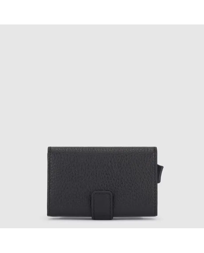 Piquadro Porta carte di credito con tasca banconote Modus special Nero