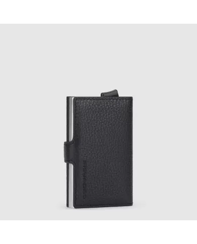 Piquadro Porta carte di credito con tasca banconote Modus special Nero
