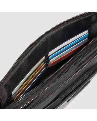 Piquadro Pochette uomo in pelle Modus Special Nero