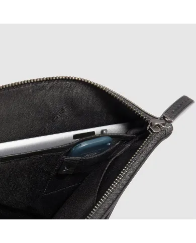 Piquadro Pochette in pelle porta tablet Modus Special Nero