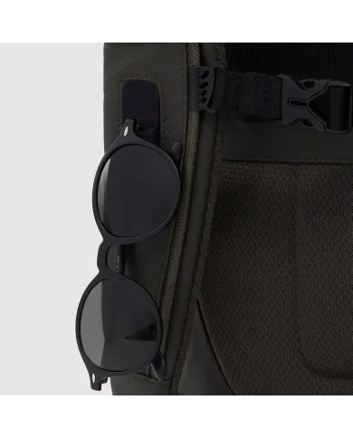 Piquadro Zaino tessuto impermeabile per pc 14" Hidor Verde