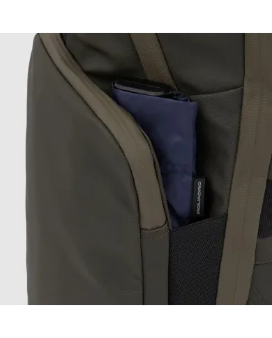 Piquadro Zaino tessuto impermeabile per pc 14" Hidor Verde