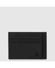 Piquadro Porta carte di credito Black Square Nero