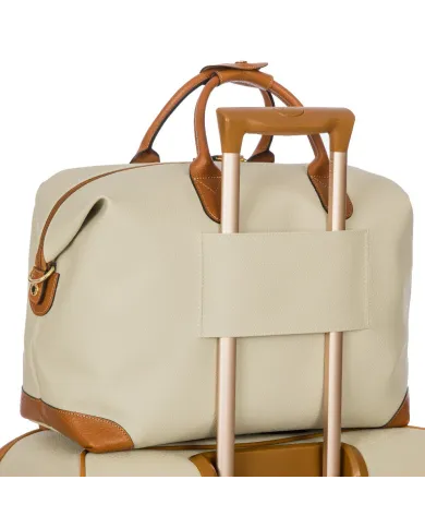 Bric's Borsone cabina Firenze Panna/Cuoio