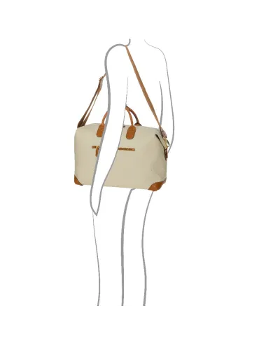 Bric's Borsone cabina Firenze Panna/Cuoio