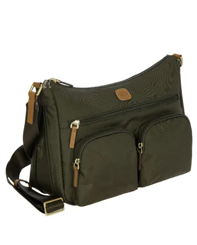 Bric's Borsa leggera in nylon X-Collection Verde