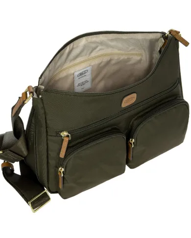 Bric's Borsa leggera in nylon X-Collection Verde