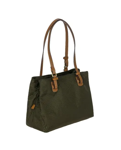 Bric's Borsa a tracolla in tessuto X Collection Verde