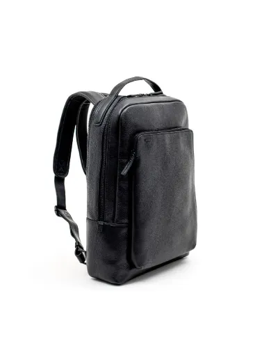 Gianni Conti Zaino in pelle porta pc Paul Nero