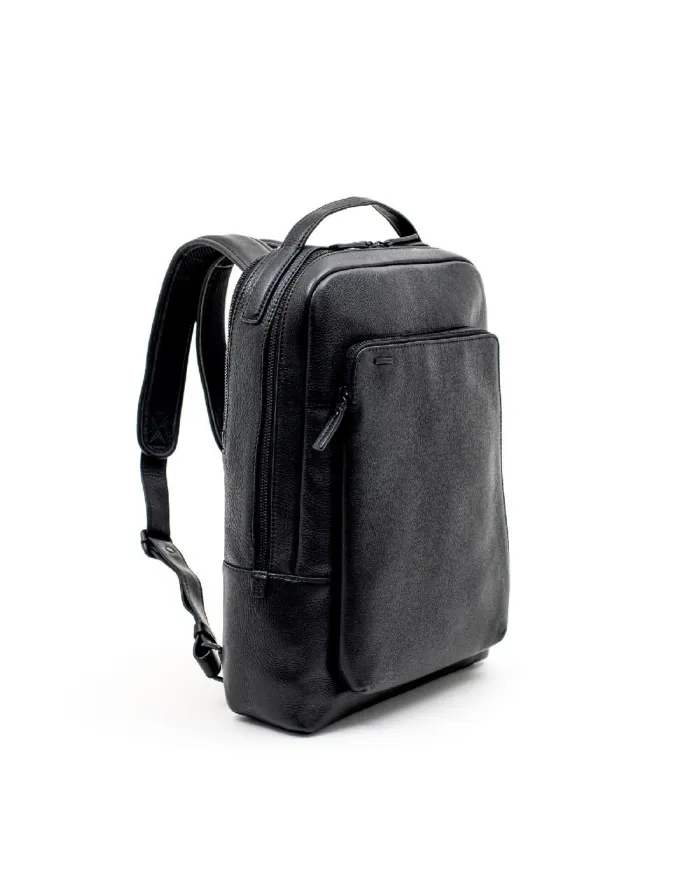 Gianni Conti Zaino in pelle porta pc Paul Nero