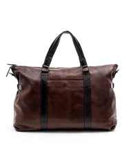 Gianni Conti Borsone in pelle vintage Testa moro