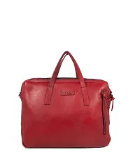 Bruno Rossi Cartella due manici in pelle Rosso