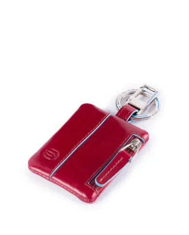 Piquadro Porta chiavi con "Connequ" Blue square Rosso